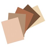 Prang® Shades Of Me Construction Paper 9" X 12"   5 Assorted Skin Tone Colors 50 Sheets