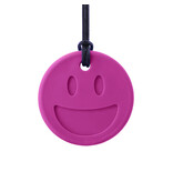 Ark's Smiley Face Chewmoji® Chewelry - Magenta, Standard