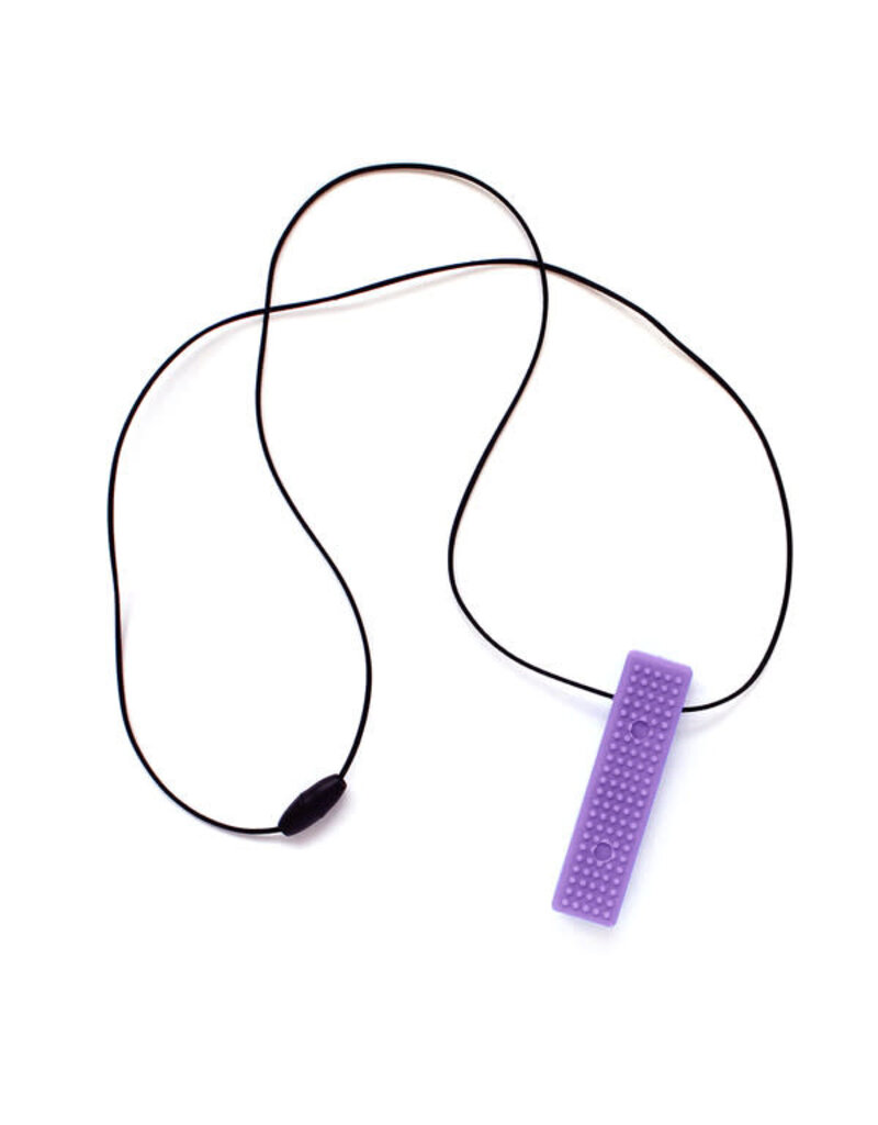 Ark's Brick Stick® Chew Necklace (Textured) - Royal Blue, XXT / Very Firm