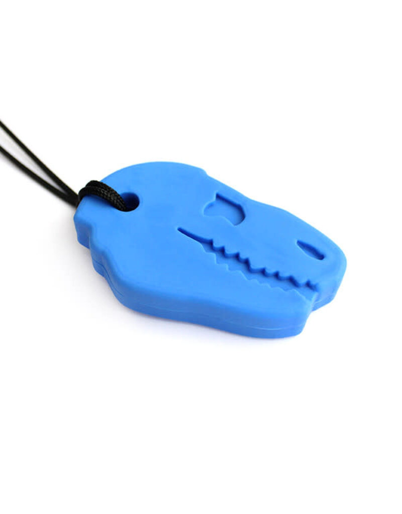 Ark's Dino-Bite® Chewable Jewelry Necklace - Royal Blue, XXT / Very Firm
