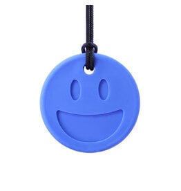 Ark's Smiley Face Chewmoji® Chewelry - Royal Blue, XXT / Very Firm