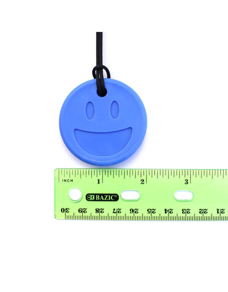 Ark's Smiley Face Chewmoji® Chewelry - Royal Blue, XXT / Very Firm