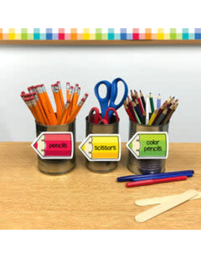 Core Decor Colorful Doodle Pencils 3" Designer Cut-Outs