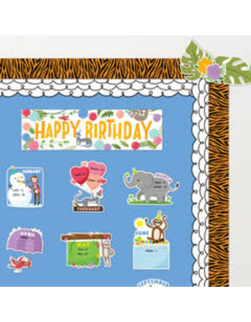 Jungle Friends Blush Leopard EZ Border