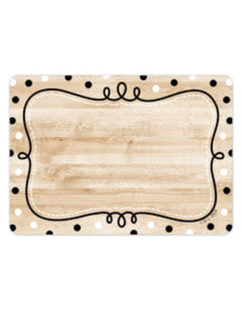 Core Decor Loop-de-Dots on Wood Labels