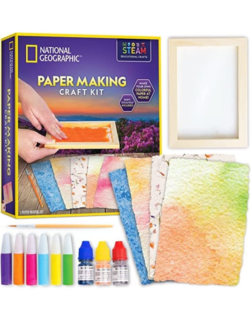 NATIONAL GEOGRAPHIC Kids Paper Making Kit