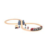 BRIO World - 33773 Railway Starter Set | 26 Piece Toy Train with Accessories and Wooden Tracks for Kids Age 3 and Up