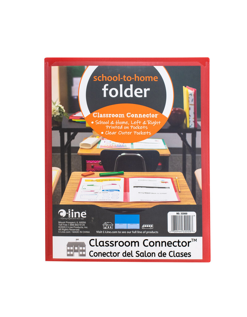 Classroom Connector Folders, Assorted, 1/EA
