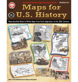 Maps for U.S. History Workbook Grade 6-12 Paperback