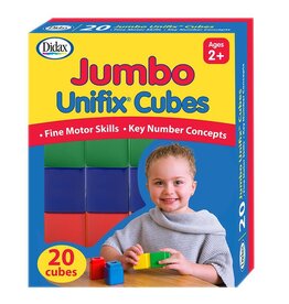 Jumbo Unifix Cubes, set of 20