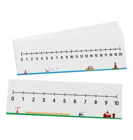 0-10 / 0-20 Number Lines, Set of 10