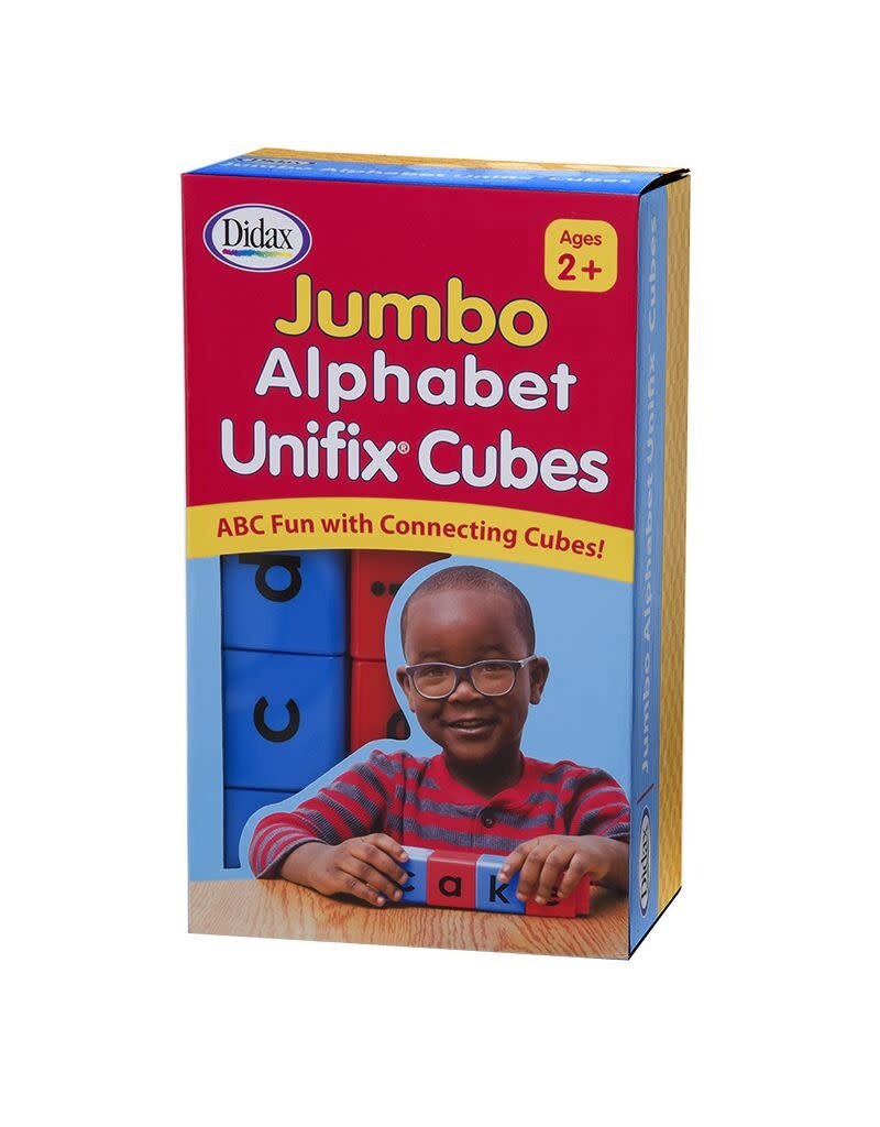 Jumbo Alphabet Unifix Cubes, Set of 30