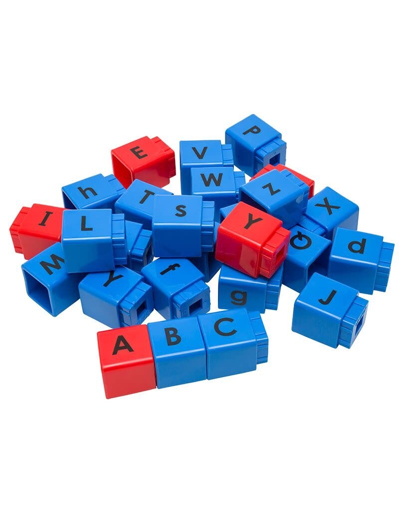 Jumbo Alphabet Unifix Cubes, Set of 30