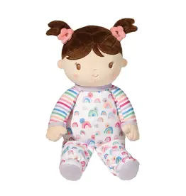 Isabelle Rainbow Stripe Soft Doll