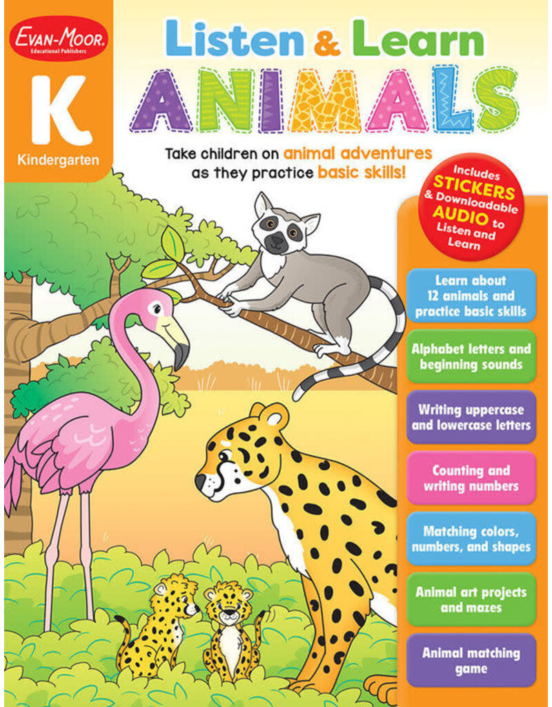 Listen and Learn: Animals, Grade K
