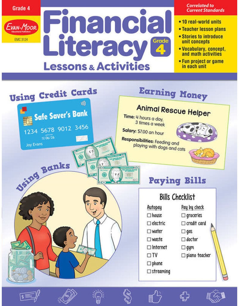 Financial Literacy Lessons and Activities, Grade 4 — Teacher’s Resource, Print