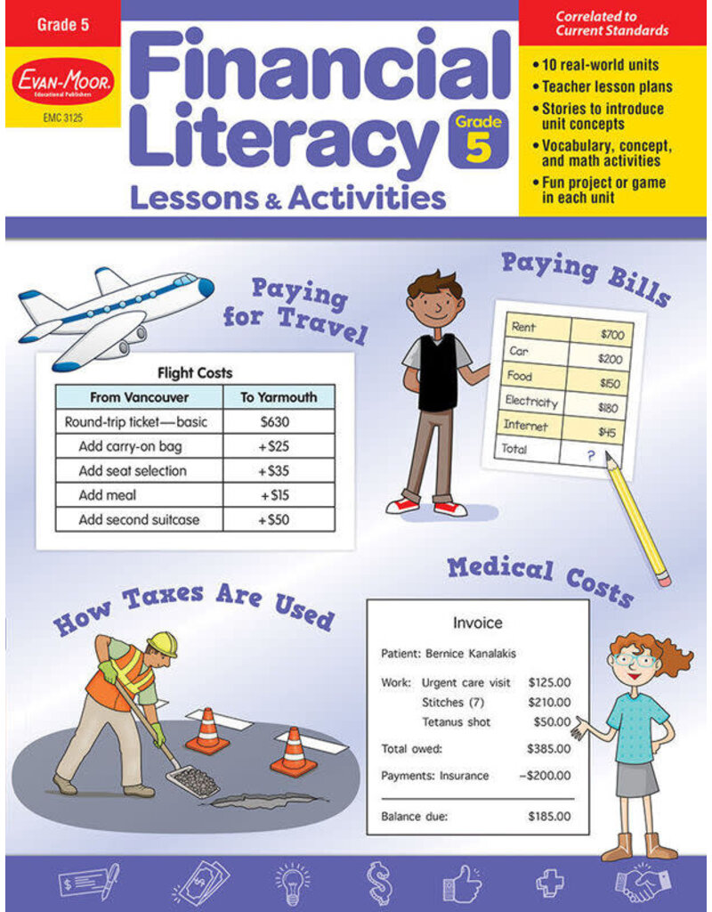 Financial Literacy Lessons and Activities, Grade 5 — Teacher’s Resource, Print