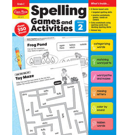 Spelling Games and Activities, Grade 2 - Print