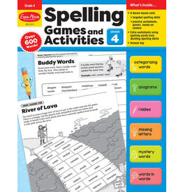 Spelling Games and Activities, Grade 4 - Print
