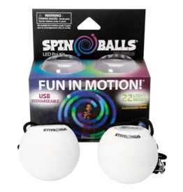 Spinballs LED Rechargeable Poi Set Glow.0