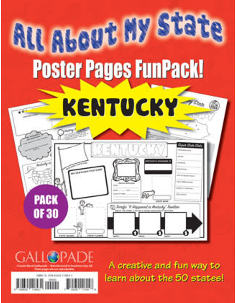 All About My State-Kentucky FunPack (Pack of 30)
