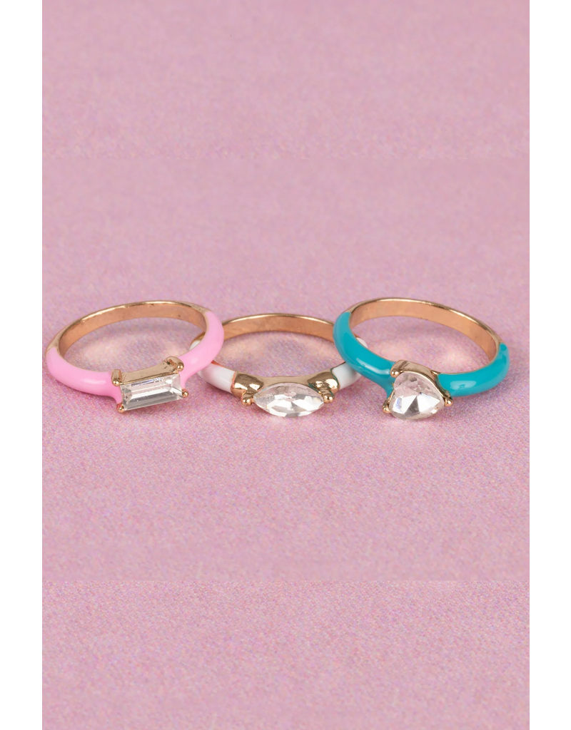 Boutique Chic Crystal Cool Rings