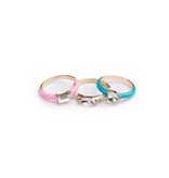 Boutique Chic Crystal Cool Rings