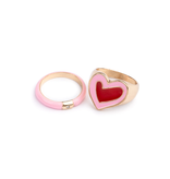 Boutique Chic Tickled Pink Rings
