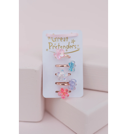 Boutique Shimmer Flower Rings