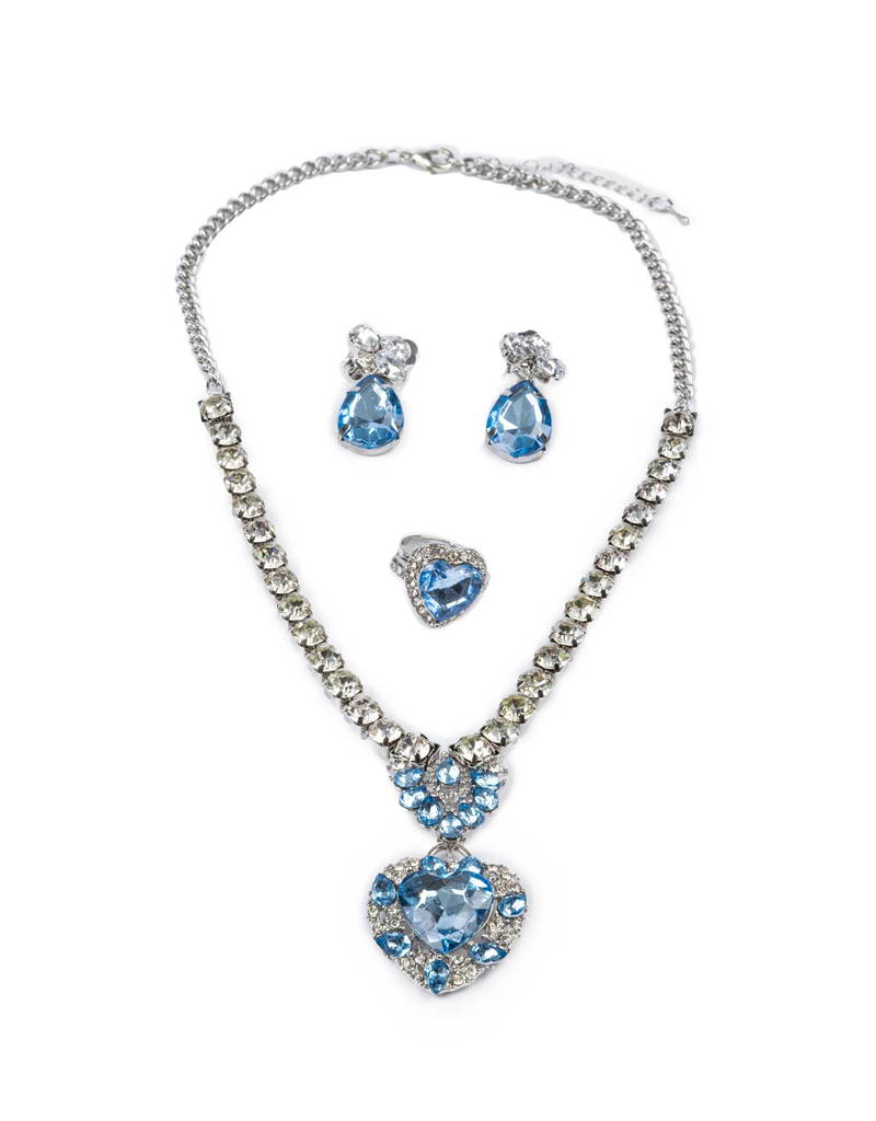 The Marilyn, Blue/Silver 4 Piece Set