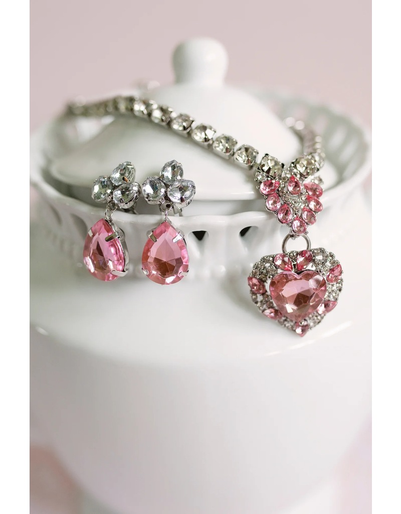 The Marilyn, Pink/Silver 4 Piece Set