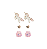 Boutique Unicorn Studded Earrings