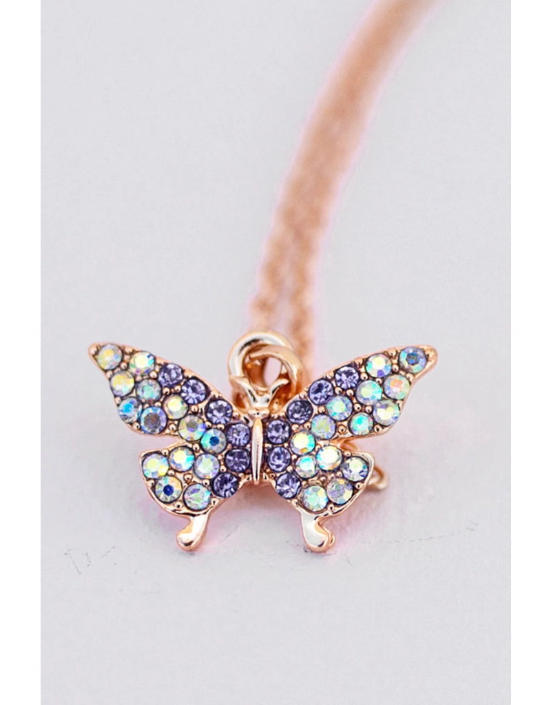 Boutique Butterfly Gem Necklace