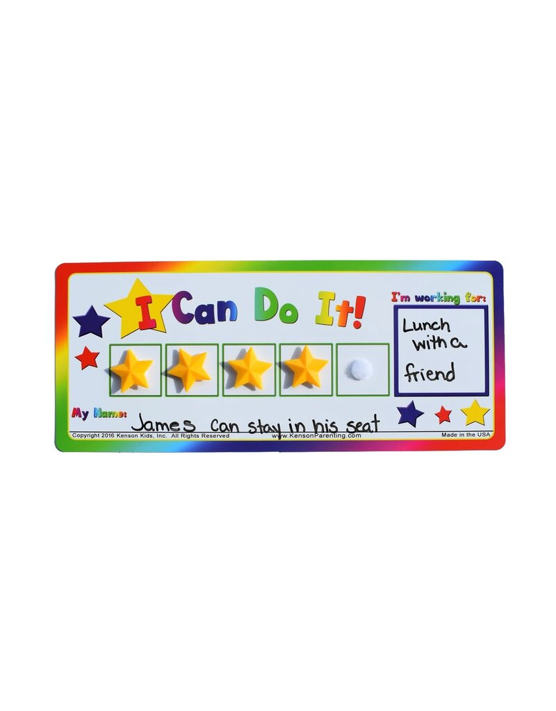 "I Can Do It!" Star Token Board Incentive Chart