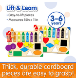 Lift & Learn Puzzle - Colors & Shapes
