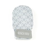 Munch Minis - Teething & Anti-scratch mitts - Grey Geo