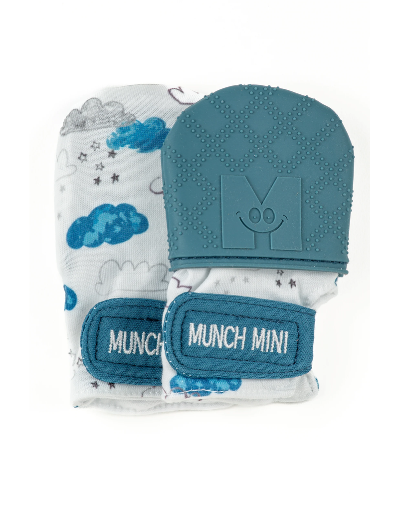 Munch Minis - Teething & Anti-scratch mitts - Clouds