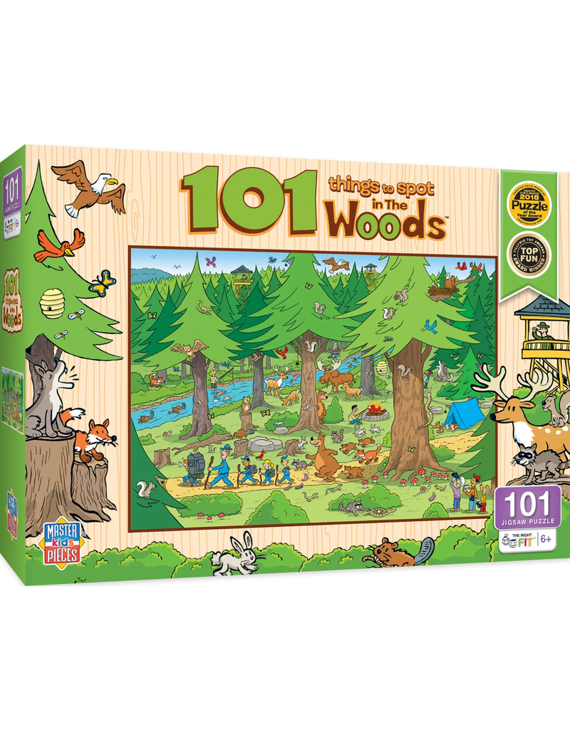101 Things to Spot in the Woods - 101 Piece Jigsaw Puzzle