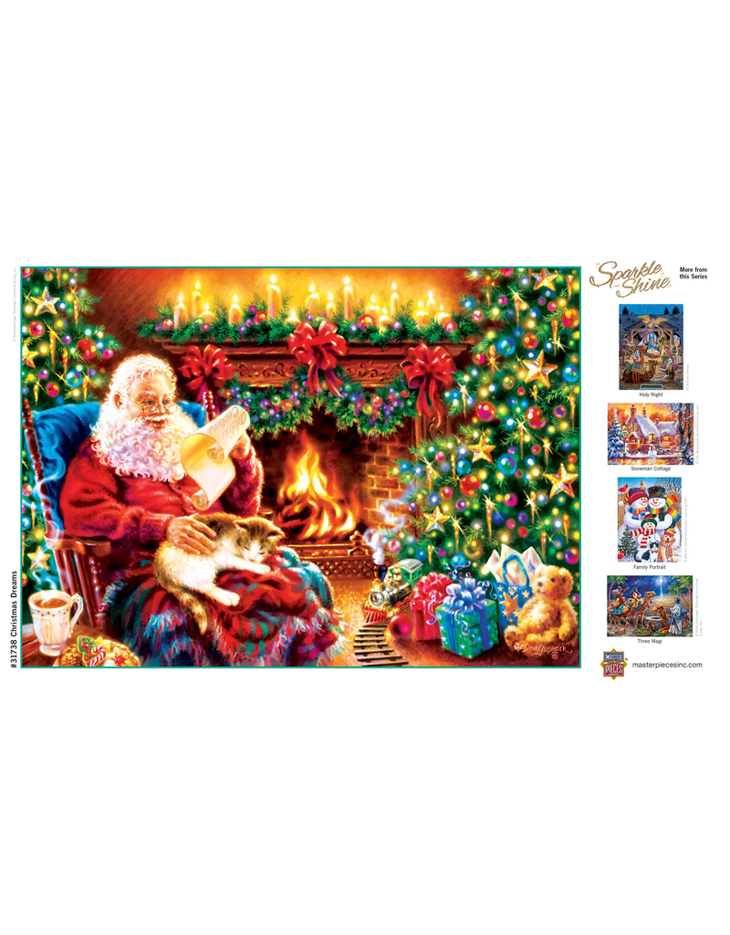 Sparkle & Shine - Christmas Dreams 500 Piece Glitter Jigsaw Puzzle