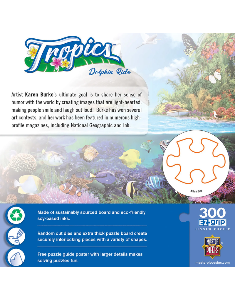 Tropics - Dolphin Ride 300 Piece EZ Grip Jigsaw Puzzle