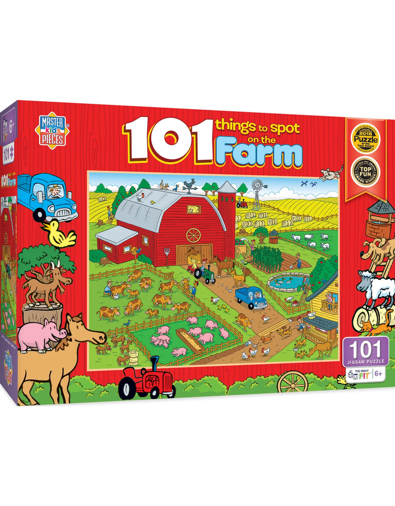 101 Things to Spot on a Farm - 101 Piece Jigsaw Puzzle