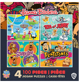 Hanna-Barbera 4-Pack 100 Piece Jigsaw Puzzles