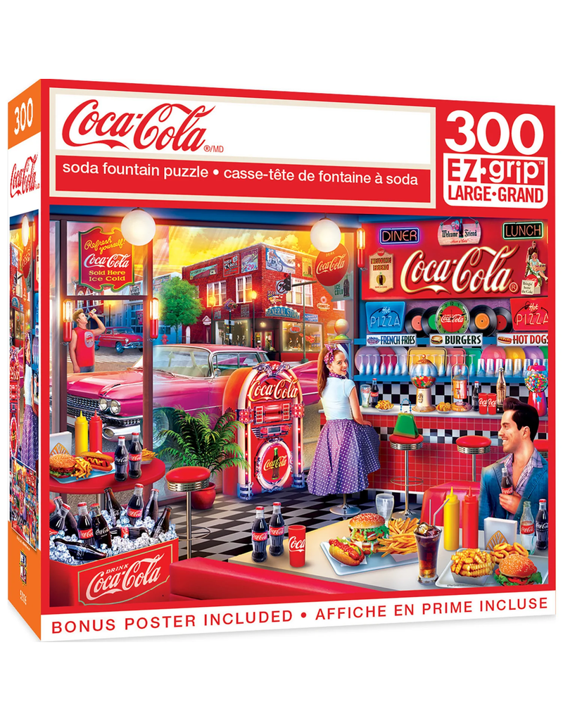 Coca-Cola - Soda Fountain 300 Piece EZ Grip Jigsaw Puzzle