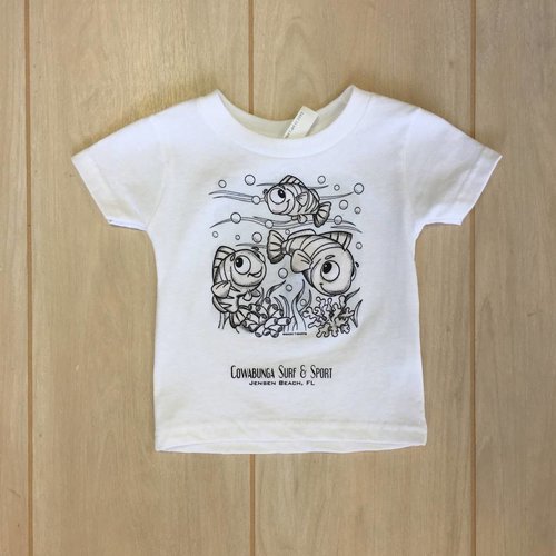 MAGIC T-SHIRTS CLOWNFISH COLOR CHANGING TEE MAGIC T-SHIRTS CLOWNFISH COLOR CHANGING TEE