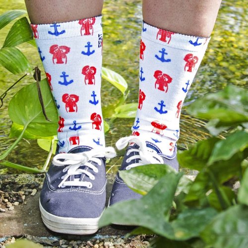 FEAT SOCKS LOBSTER & ANCHOR SOCKS FEAT SOCKS LOBSTER & ANCHOR SOCKS
