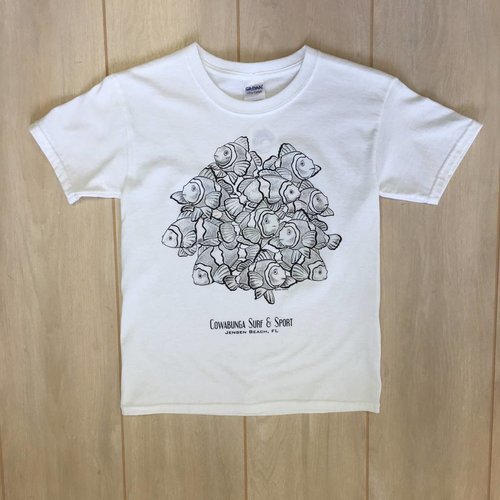 MAGIC T-SHIRTS CLOWNFISH COLOR CHANGING TEE MAGIC T-SHIRTS CLOWNFISH COLOR CHANGING TEE