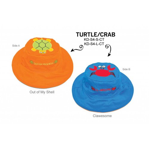 LUVALI TURTLE REVERSIBLE HAT LUVALI TURTLE REVERSIBLE HAT