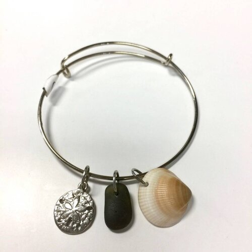 BEACH JEWELRY DESIGNS SAND DOLLAR BANGLE BEACH JEWELRY DESIGNS SAND DOLLAR BANGLE
