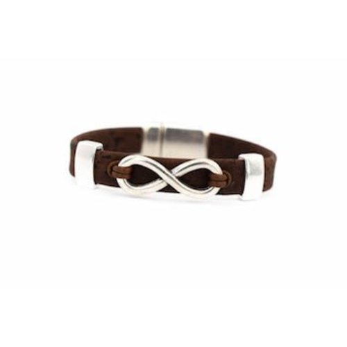 CORK TREE DESIGNS CORK INFINITY BRACELET CORK TREE DESIGNS CORK INFINITY BRACELET