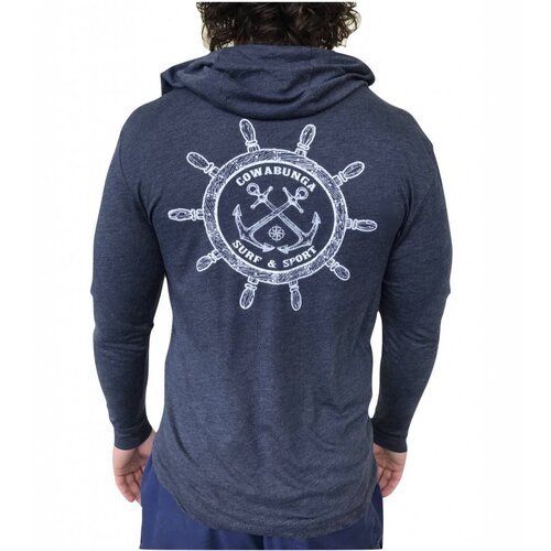 COWABUNGA NAUTICAL HOODED TEE COWABUNGA NAUTICAL HOODED TEE